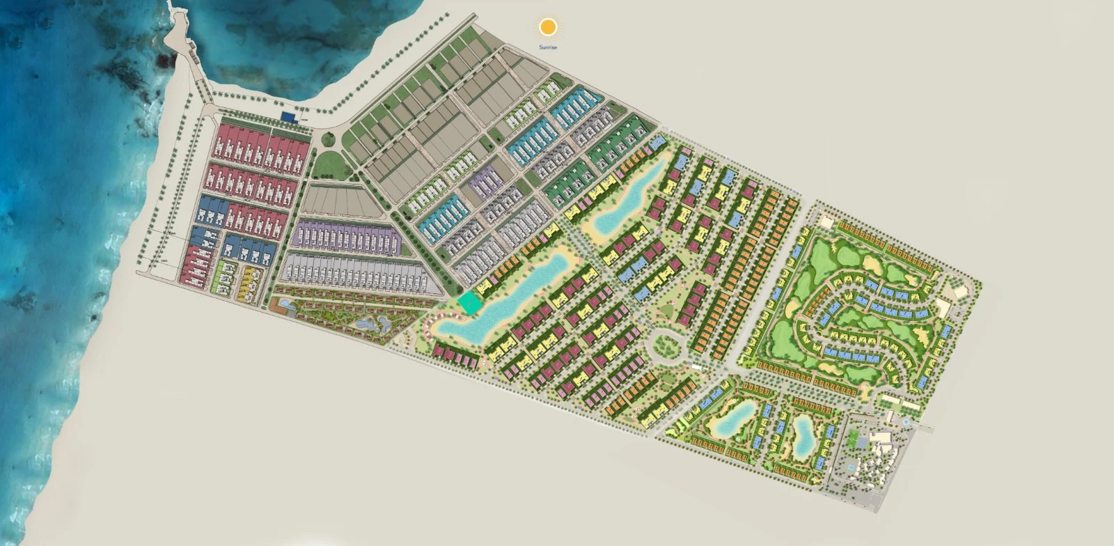 المخطط العام لـسيزر رأس الحكمة - Caesar Sodic North Coast