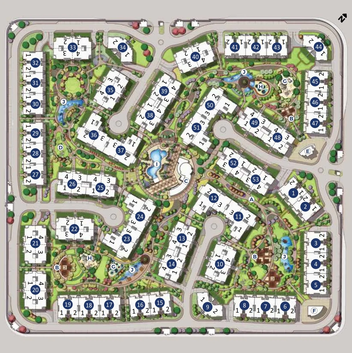 Master plan of October Plaza