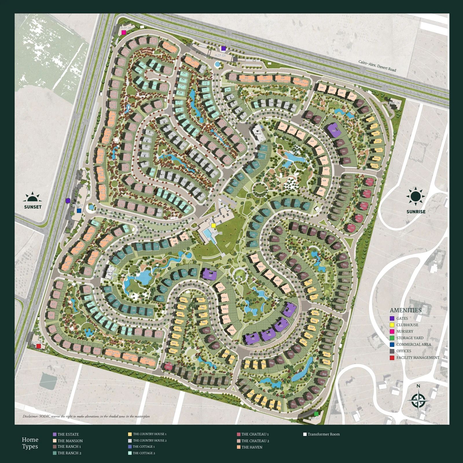 المخطط العام لـذا استيتس زايد الجديدة - The Estates New Zayed | سوديك